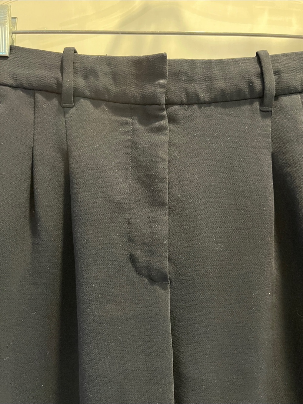 Wilfred Wide Leg Effortless Black crepette Trousers - Picture 5 of 12